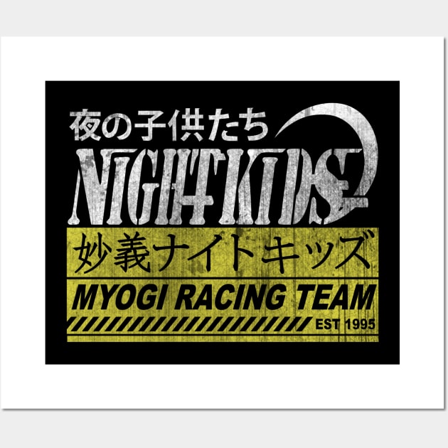 Nightkids Myogi Racing Team Wall Art by Cholzar